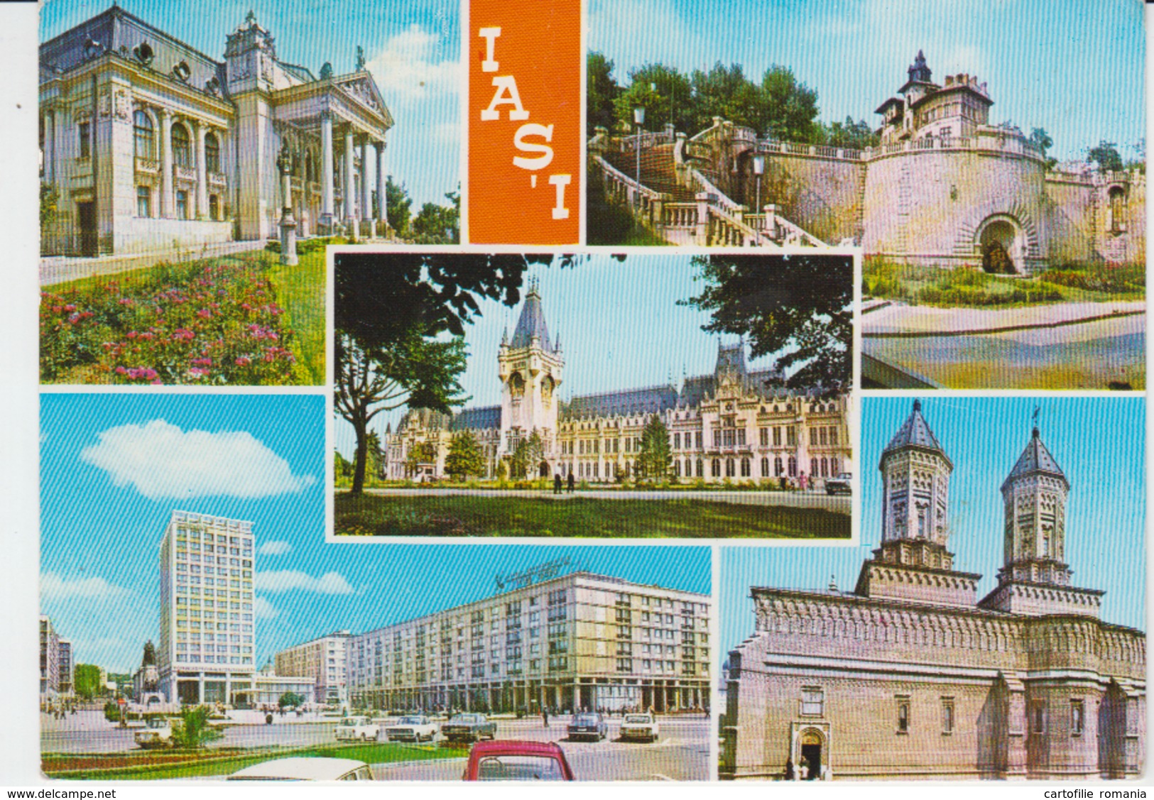 Iasi Monument Museum Church Eglise University Theater Used (ask For Verso) - Monuments