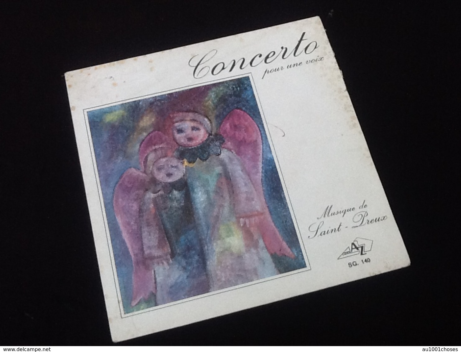 Vinyle 45 Tours   Concerto Pour Une Voix  Musique De Saint-Preux  (1969) - Classique