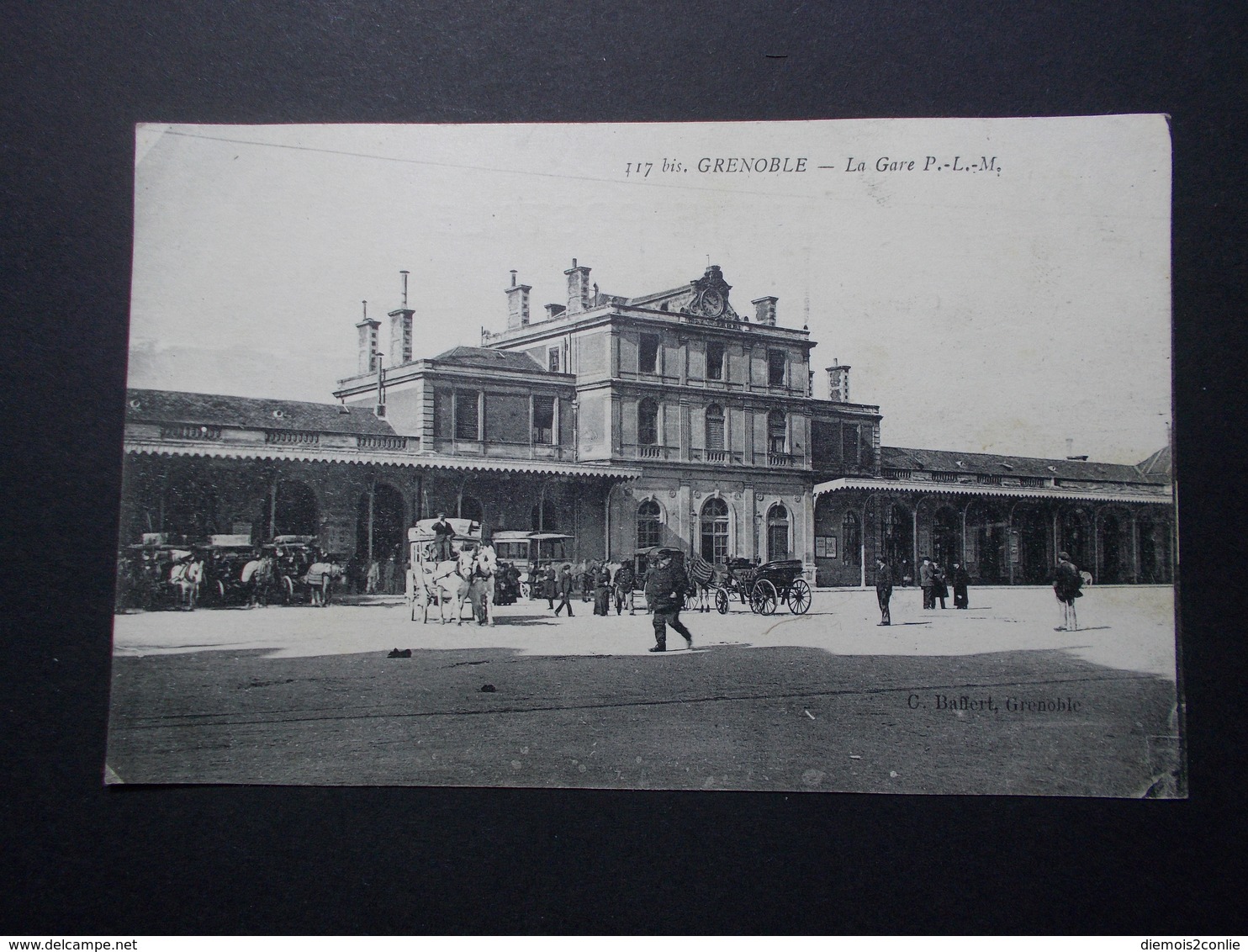 Carte Postale -  GRENOBLE (38) - La Gare PLM - (2548) - Grenoble