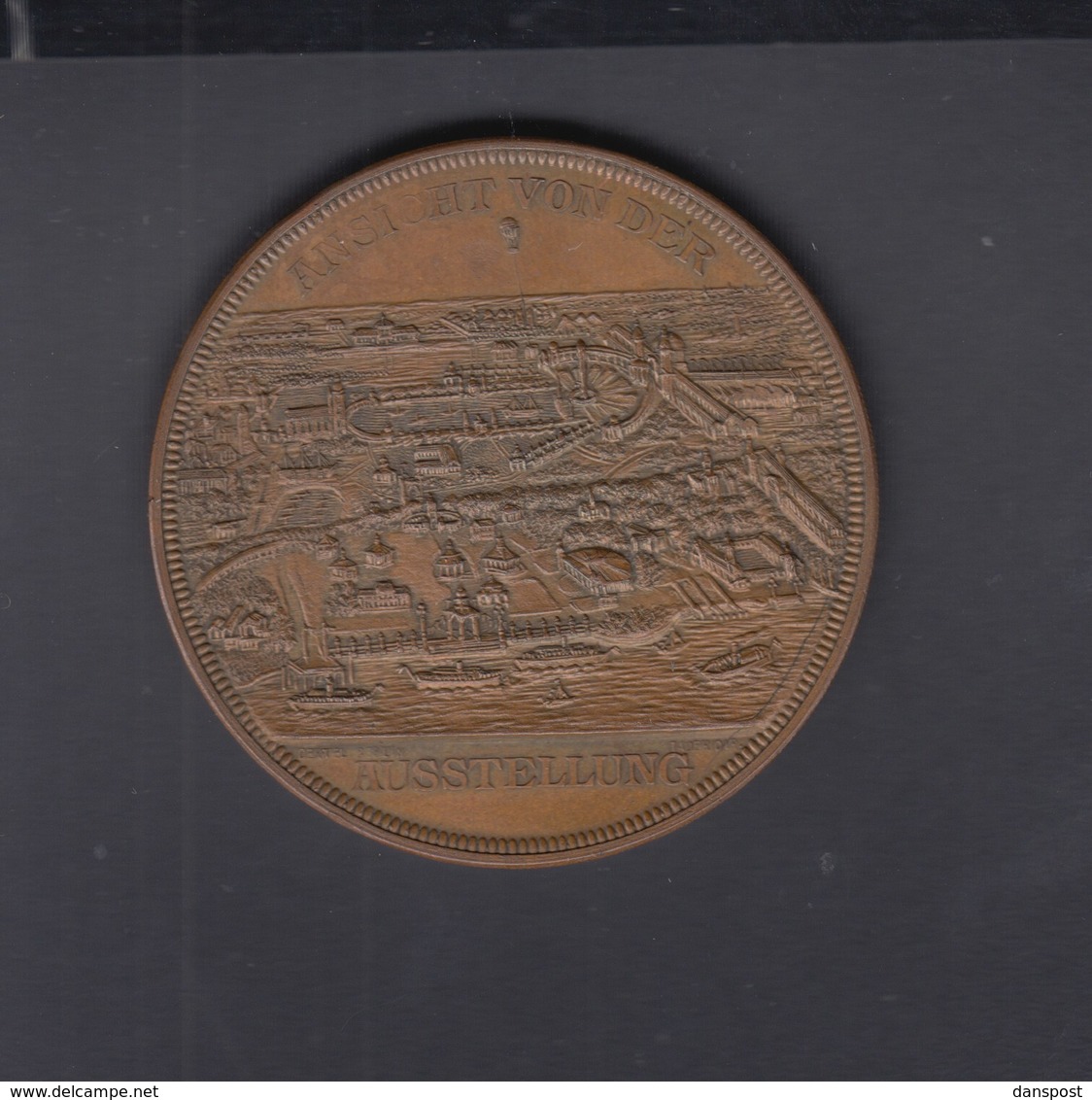 Dt. Reich Berlinerg Gewerbeausstellung 1896 Medaille 37,94 Gramm 45 Mm - Altri & Non Classificati