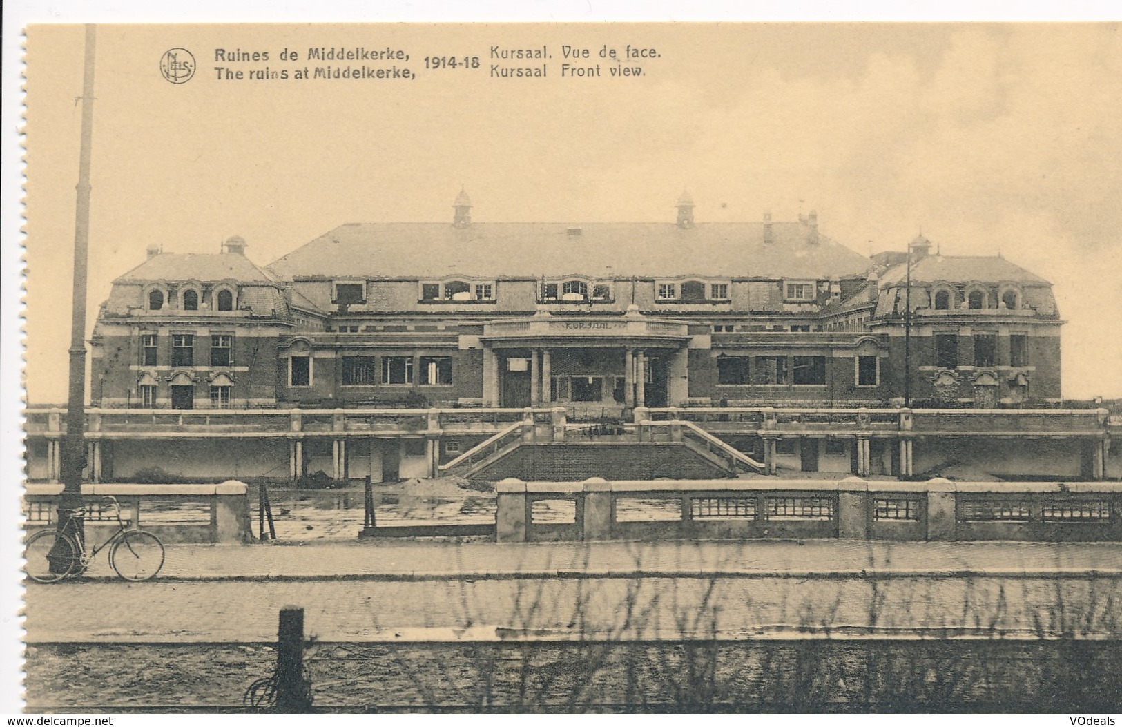 CPA - Belgique - Flandre Occidentale - Ruines De Middelkerke 1914-18 - Kursaal Vue De Face - Middelkerke