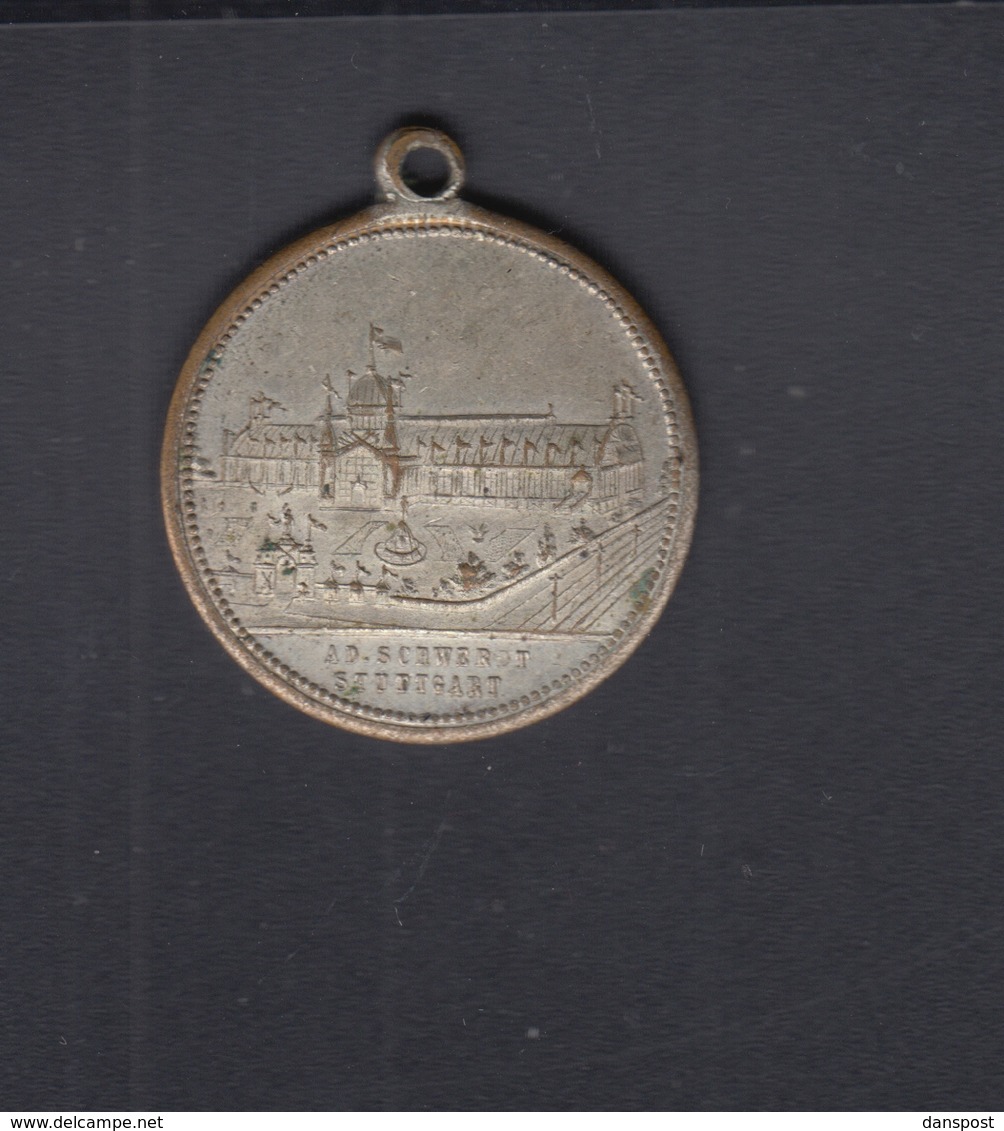 Dt. Reich Medaille Sängerbundesfest Stuttgart 1896 - Sonstige & Ohne Zuordnung
