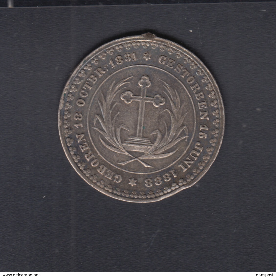 Medaille Friedrich III Beschädigt - Royal/Of Nobility