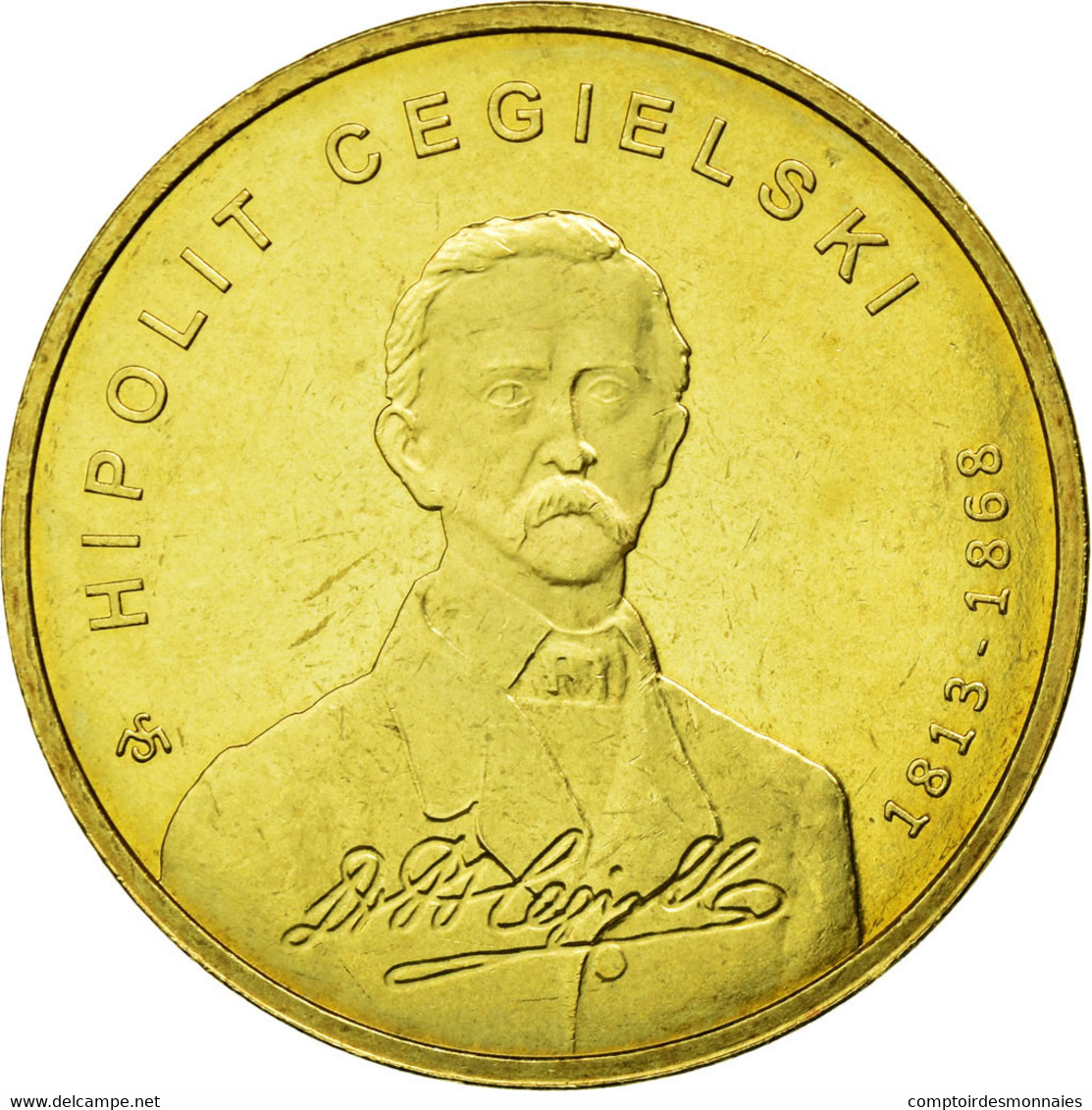 Monnaie, Pologne, 200th Anniversary Of The Birth Of Hipolit Cegielski, 2 - Pologne