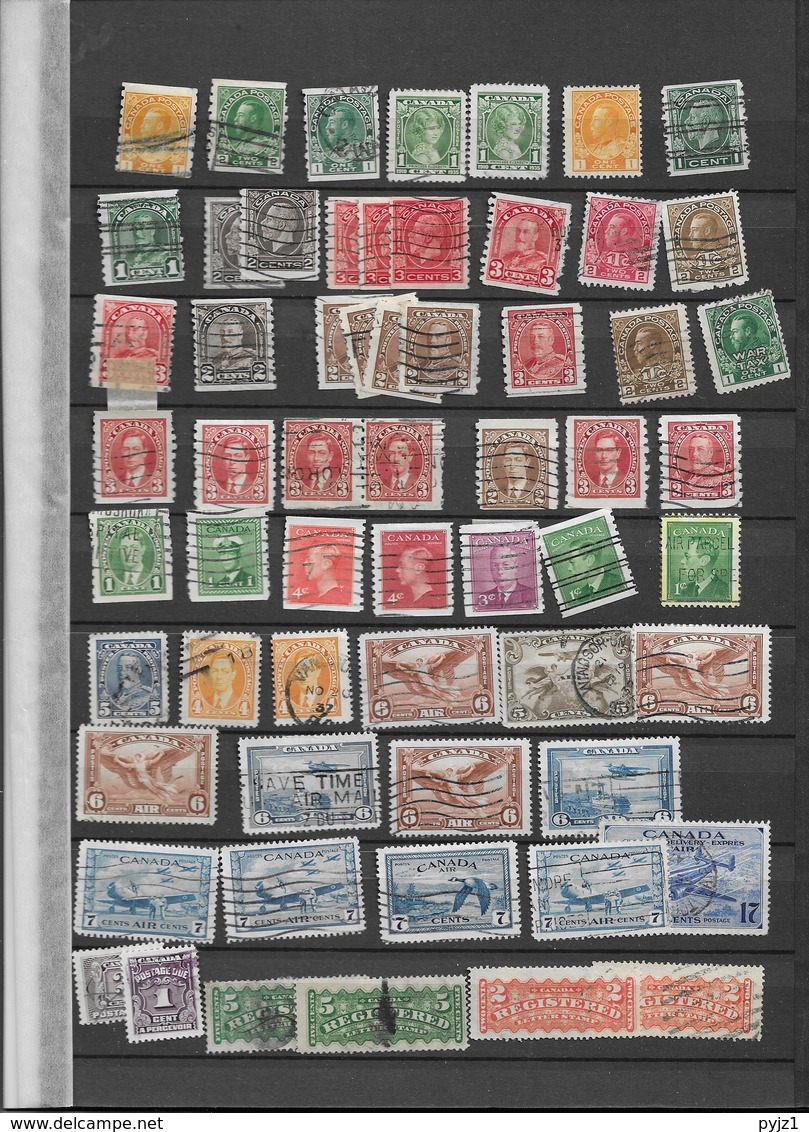 Canada And New Foundland, Mostly USED  (5 Scans) - Colecciones (sin álbumes)