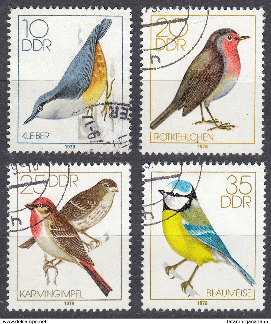 DDR - 1979 - Lotto Composto Da Quattro Valori Usati: Yvert 2057/2060, Come Da Immagine. - Used Stamps