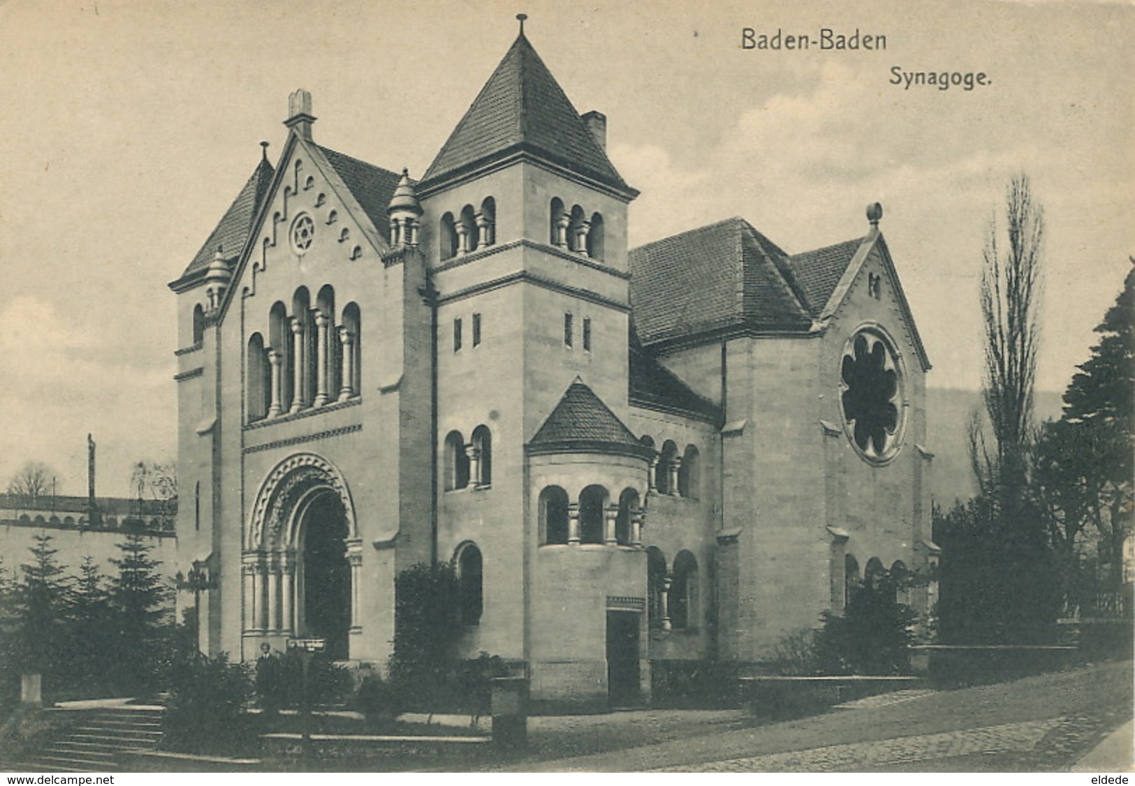 Baden Baden Synagoge Synagogue  Edit Gustav Salzer - Judaika