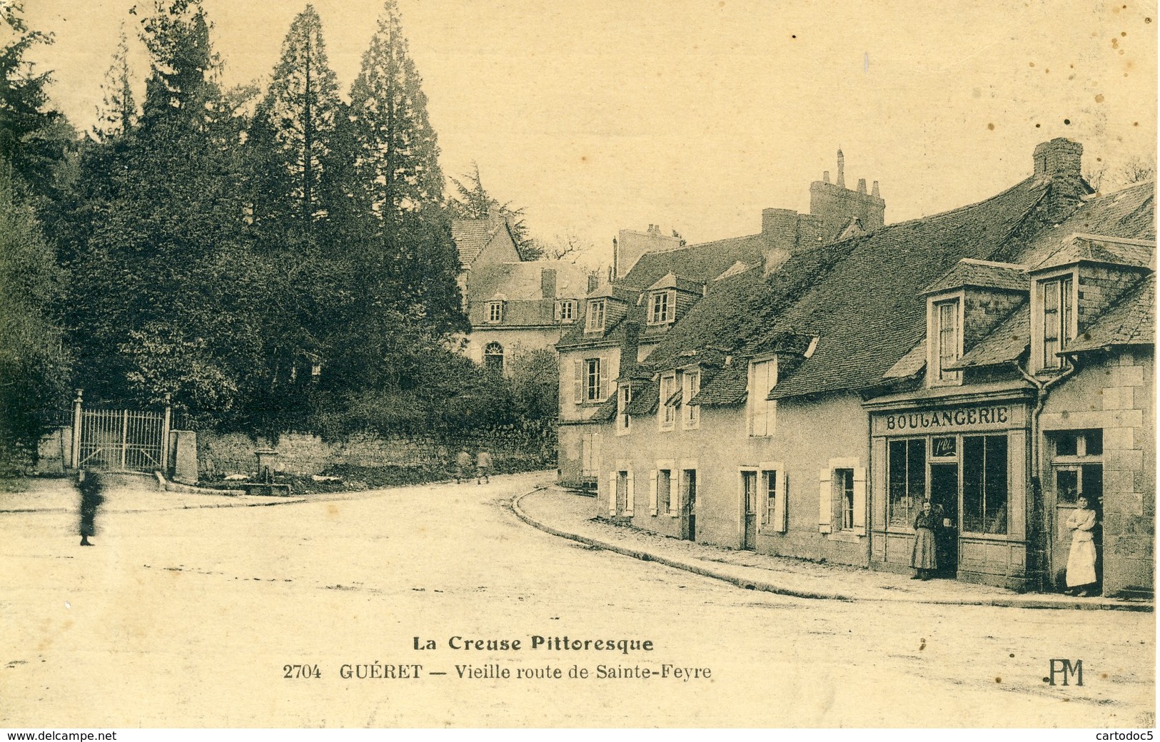 Guéret  Vieille Route De Sainte-Feyre   Cpa - Guéret