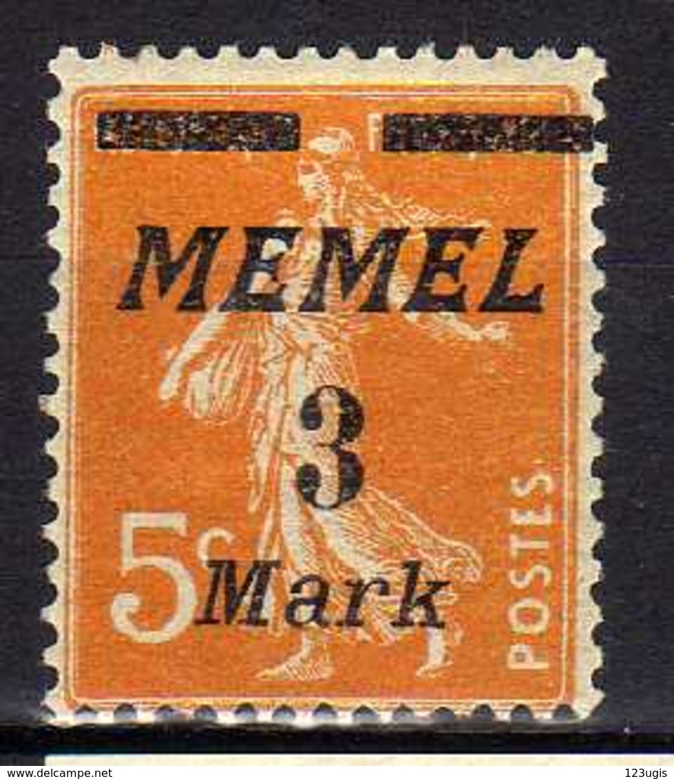 Memel (Klaipeda) 1922 Mi 110 * [120119XXII] - Memelgebiet 1923