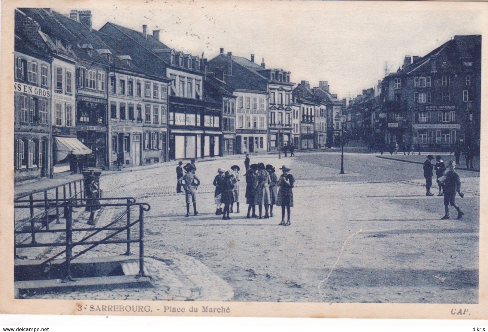 57-SARREBOURG- PLACE DU MARCHÉ-ANIMÉE - Sarrebourg