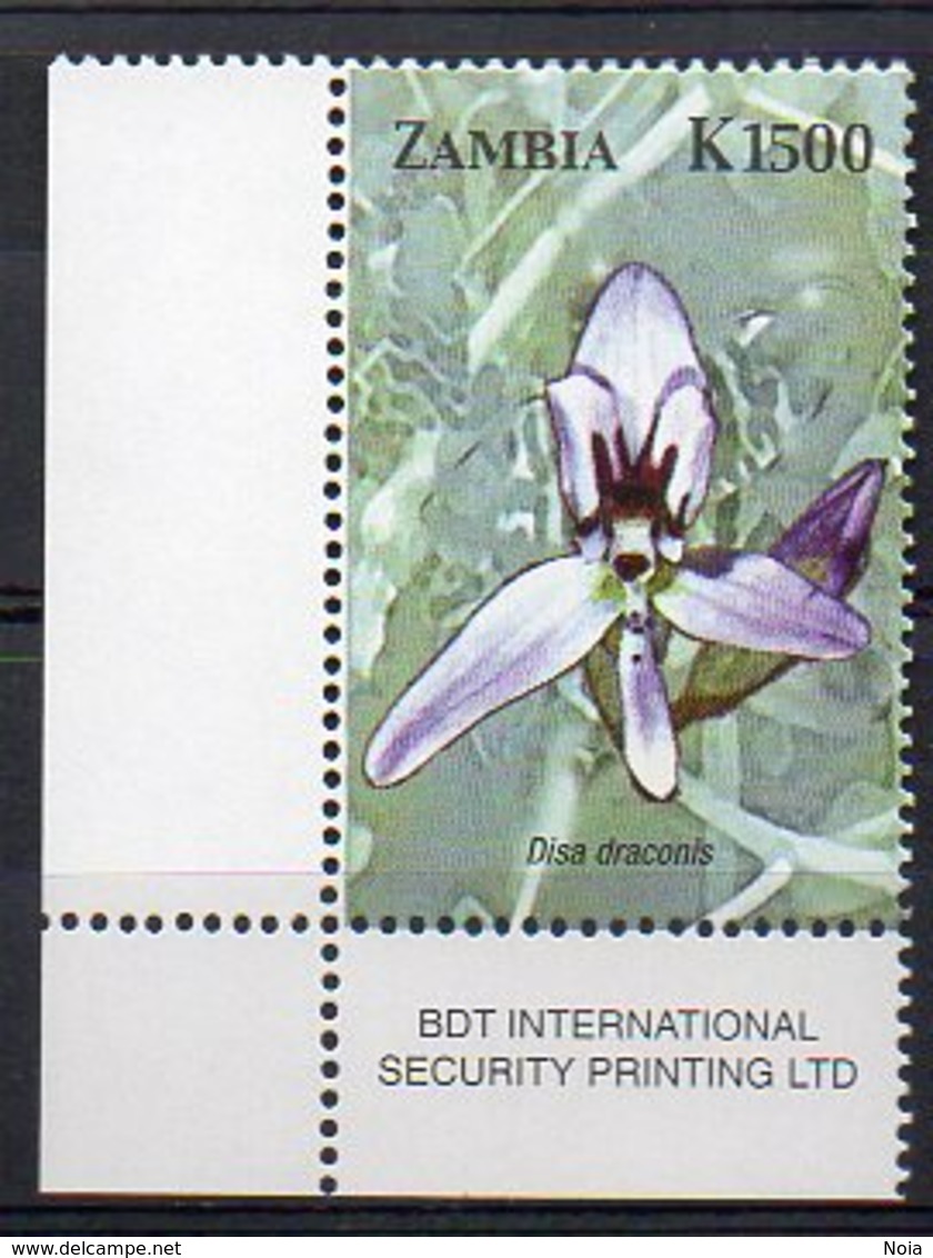 ZAMBIA. FLOWERS. ORCHIDS. MNH (2R2245) - Orchidées