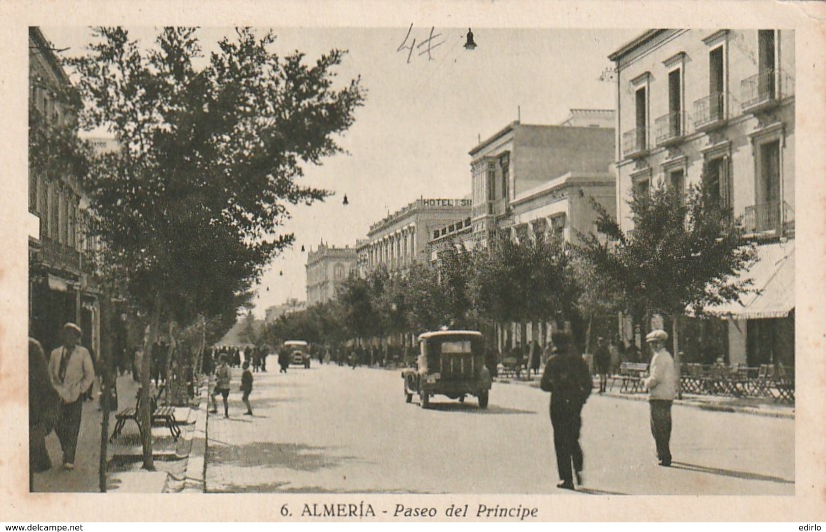 ***  ANDALUCIA   ***   ALMERIA  Paseo Del Principe Timbrée TTB - Almería