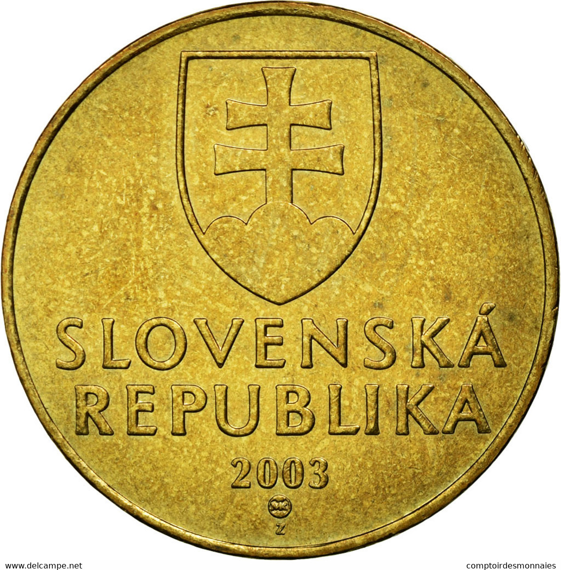 Monnaie, Slovaquie, 10 Koruna, 2003, TTB, Aluminum-Bronze, KM:11 - Slovakia