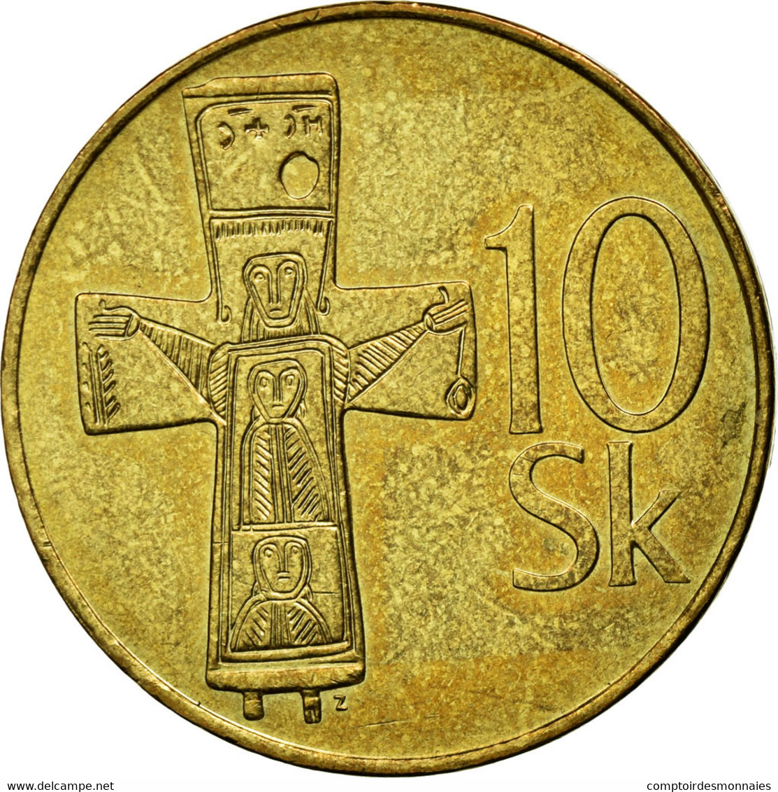 Monnaie, Slovaquie, 10 Koruna, 2003, TTB, Aluminum-Bronze, KM:11 - Slovakia