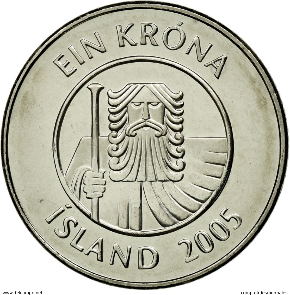 Monnaie, Iceland, Krona, 2005, SUP, Nickel Plated Steel, KM:27A - Islande