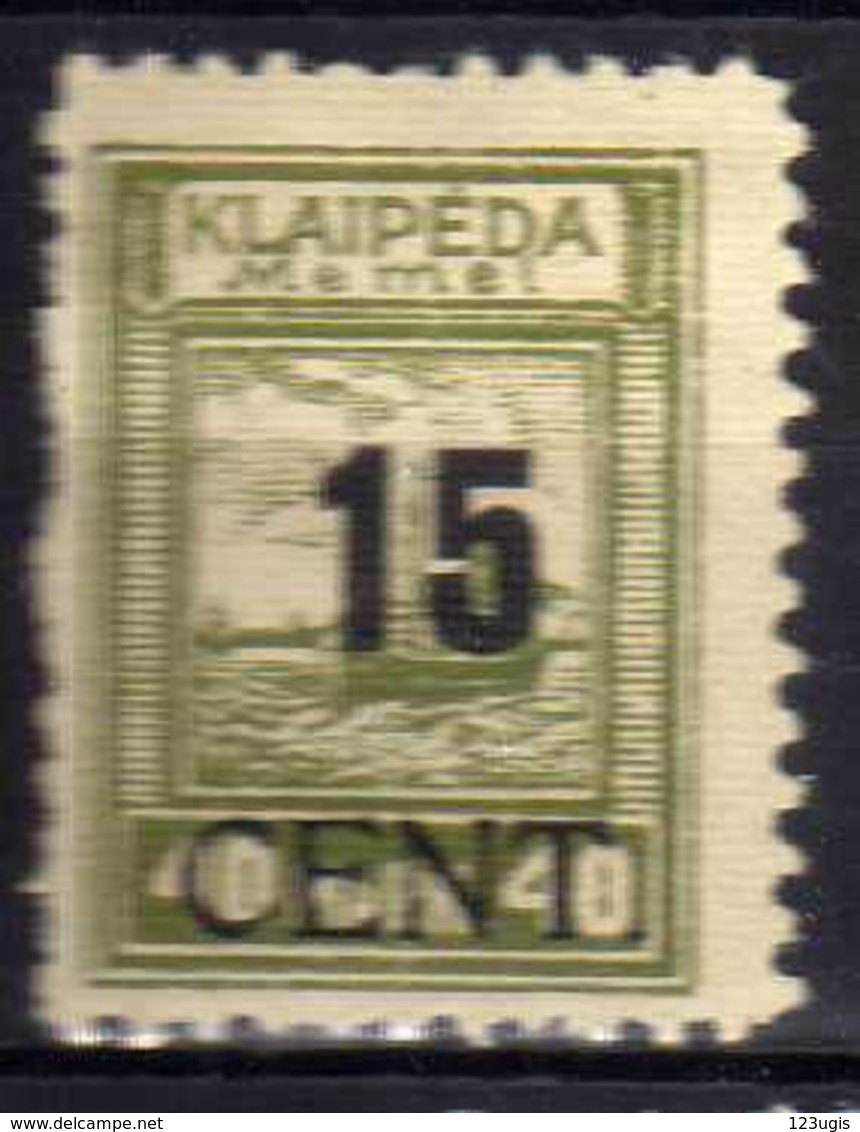 Memel / Klaipeda 1923 Mi 193 * [120119XXII] - Memelgebiet 1923