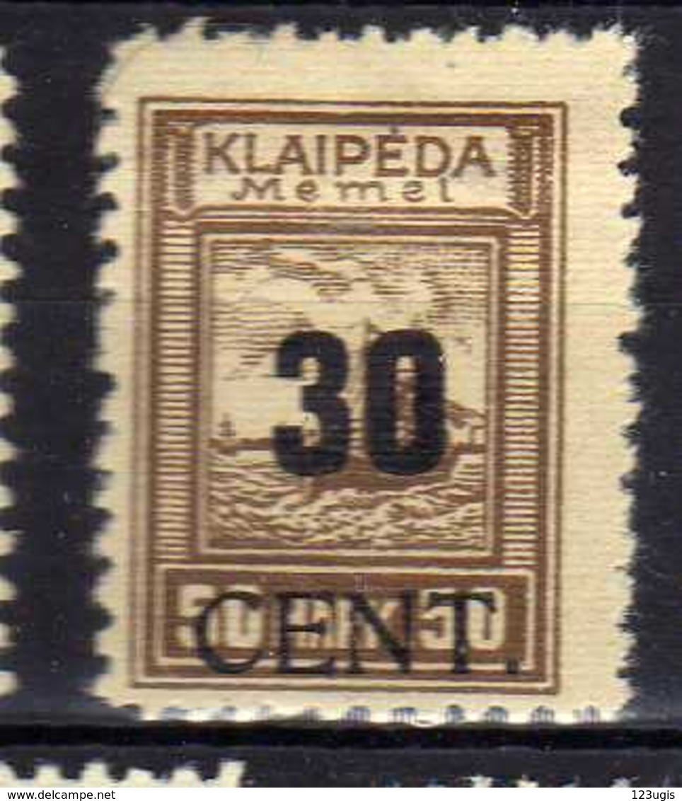 Memel / Klaipeda 1923 Mi 194 * [120119XXII] - Memelgebiet 1923