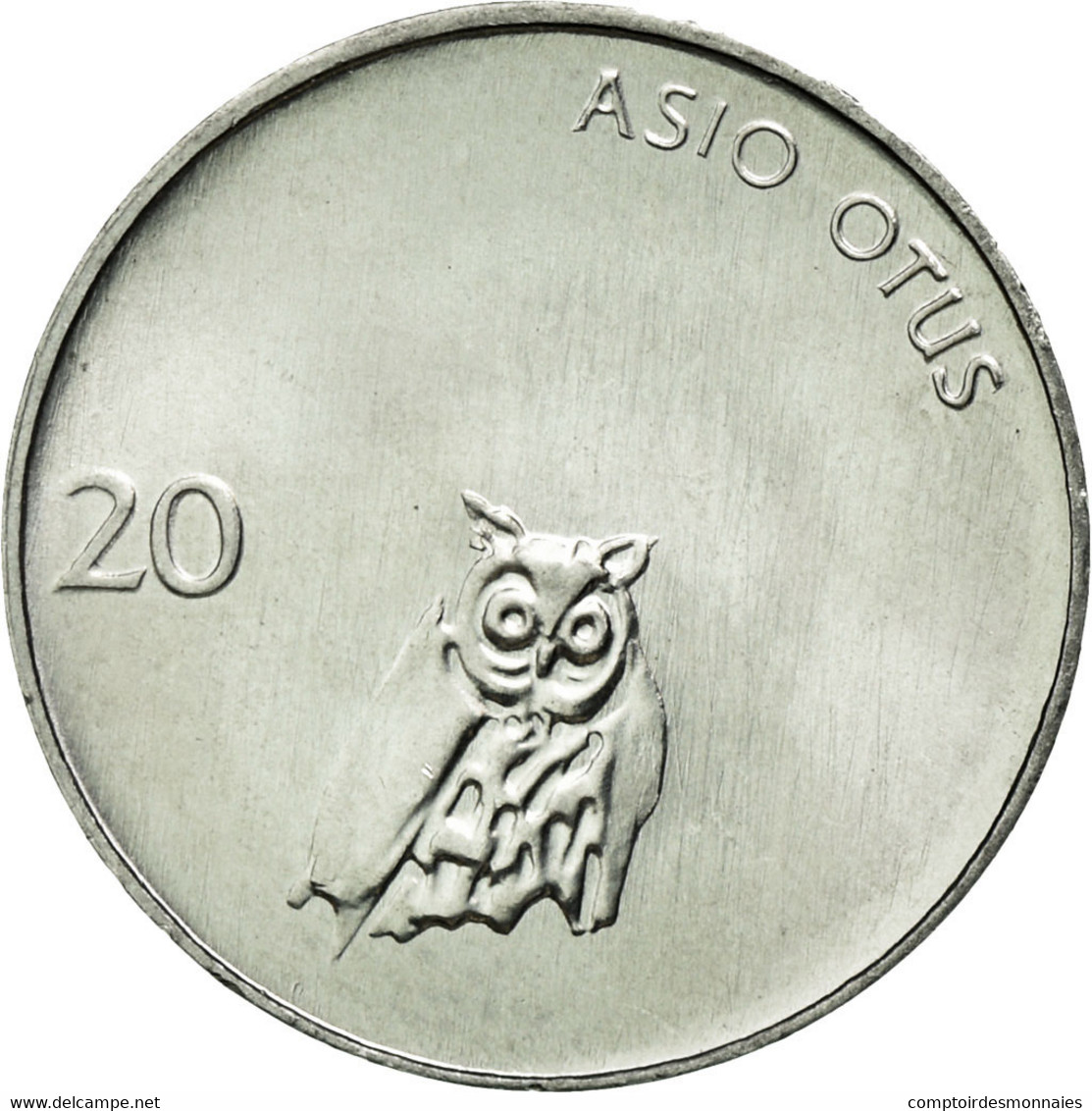 Monnaie, Slovénie, 20 Stotinov, 1993, TTB, Aluminium, KM:8 - Slovénie