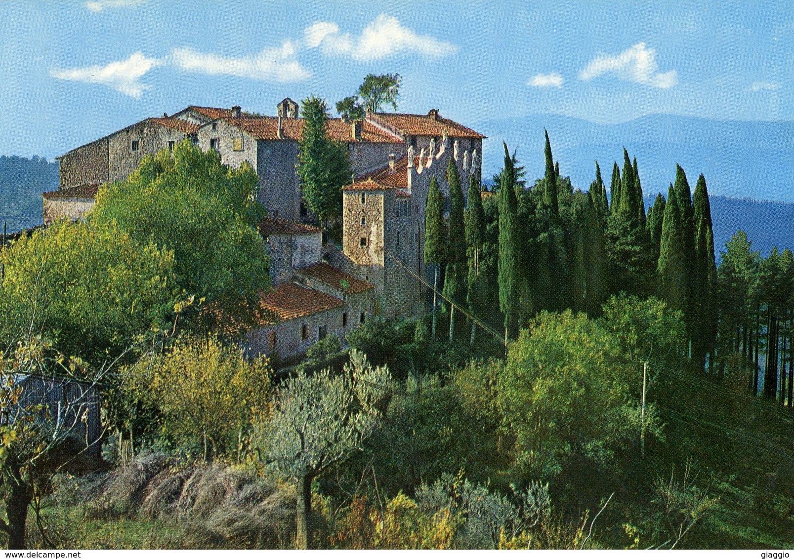 °°° Cartolina - Viaggiata Chitignano(ar.) Castello Dei Conti Ubertini °°° - Arezzo