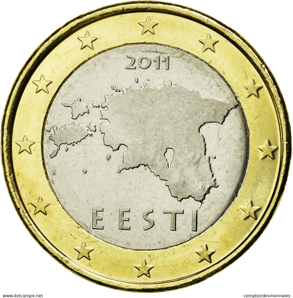 Estonia, Euro, 2011, SUP, Bi-Metallic, KM:67 - Estland