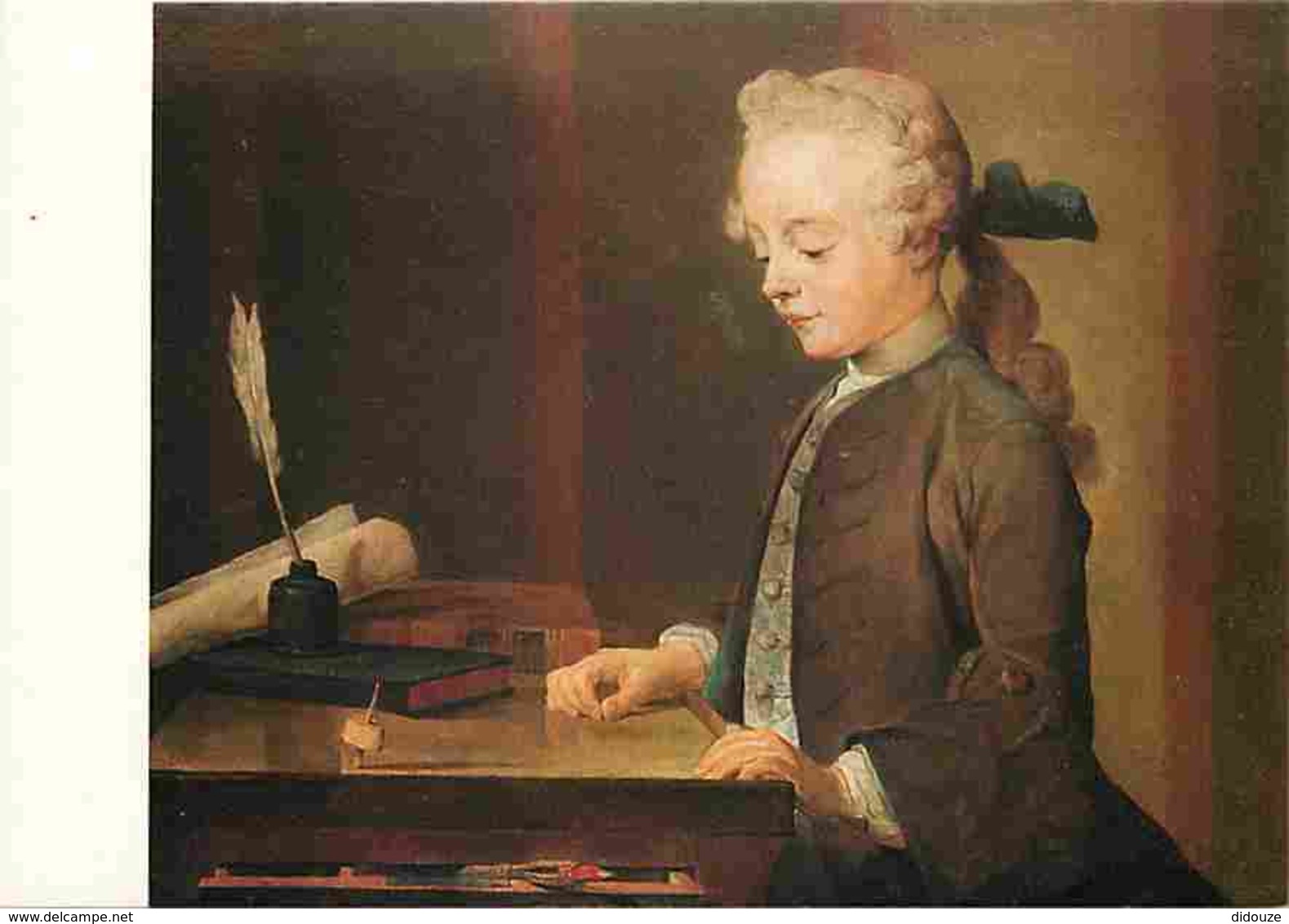 Art - Peinture - Jean Baptiste Siméon Chardin - Auguste-Gabriel Godefroy - L'enfant Au Toton - Carte Neuve - Voir Scans - Peintures & Tableaux