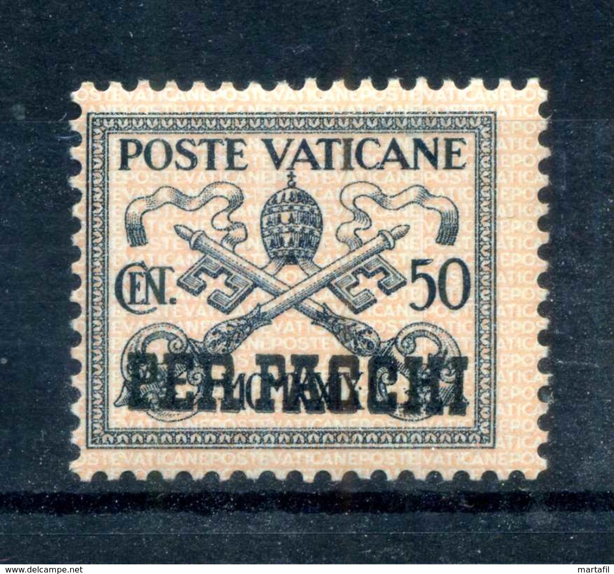 1931 VATICANO PACCHI POSTALI N.6 * - Parcel Post