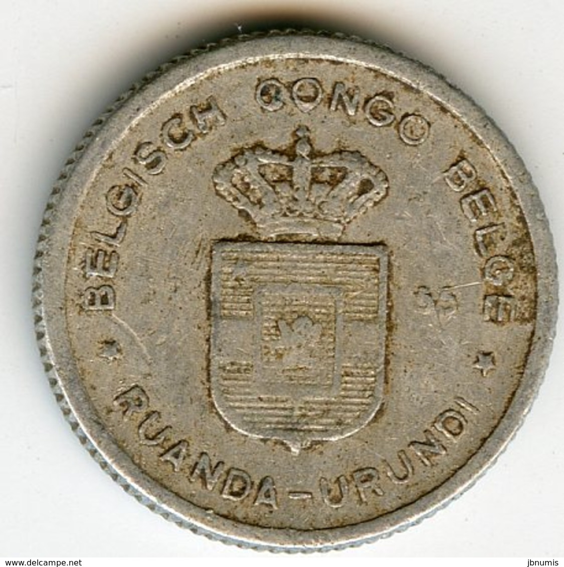 Congo Ruanda 50 Centimes 1955 KM 2 - 1951-1960: Baudouin I