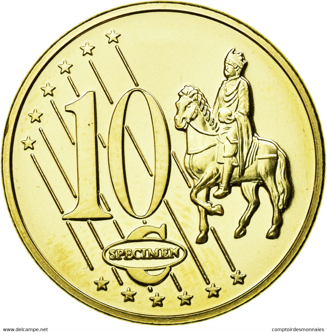 Monaco, Médaille, Essai 10 Cents, 2005, FDC, Bi-Metallic - Autres & Non Classés