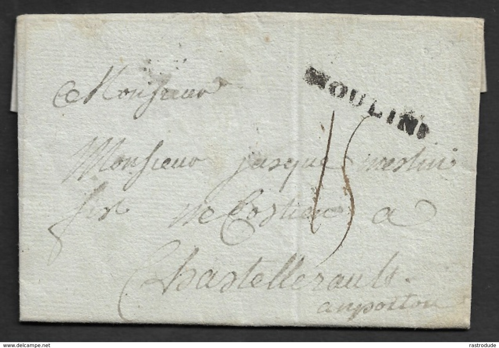 1786 - LAC - MOULINS 32mm X 4mm ( ALLIER ) - 1701-1800: Précurseurs XVIII