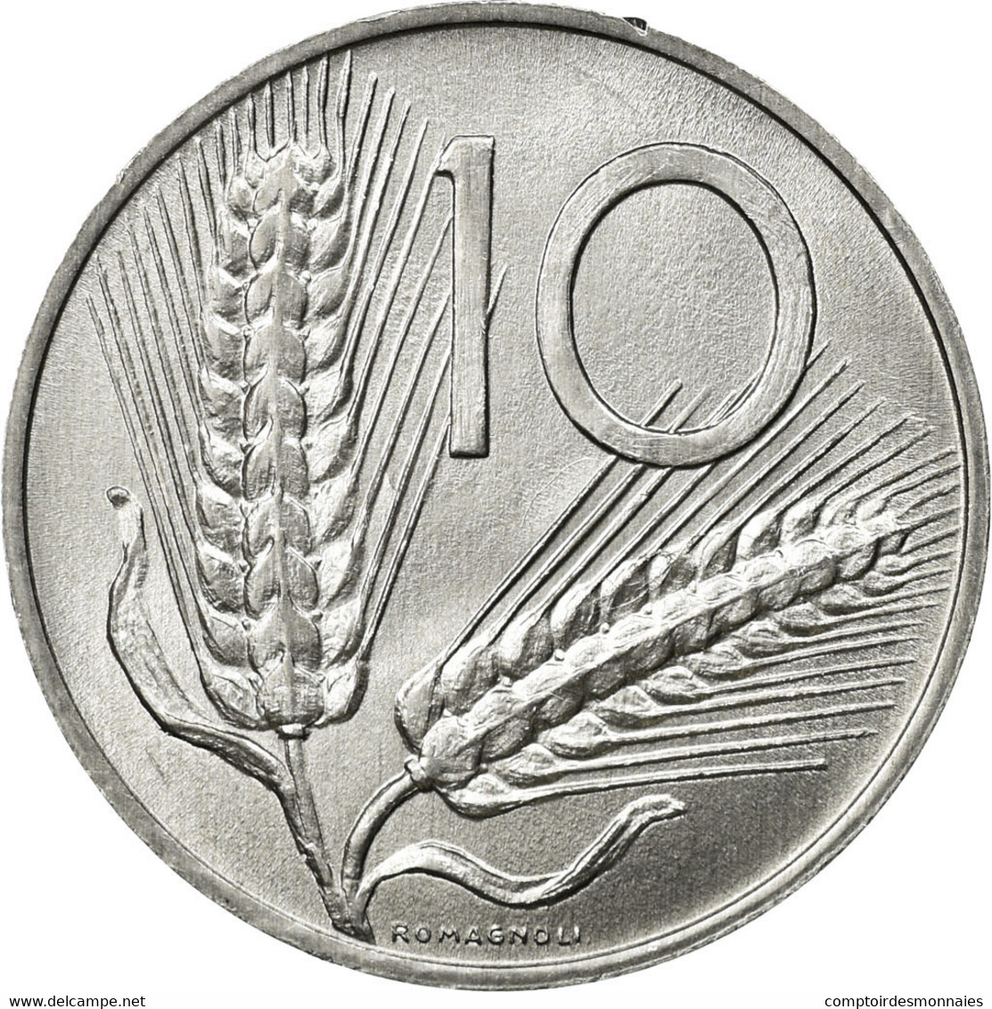 Monnaie, Italie, 10 Lire, 1978, Rome, TTB+, Aluminium, KM:93 - 10 Lire