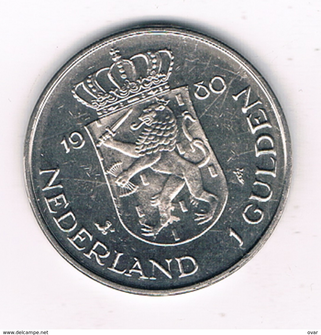 1 GULDEN  1980 NEDERLAND /0288/ - 1980-2001 : Beatrix