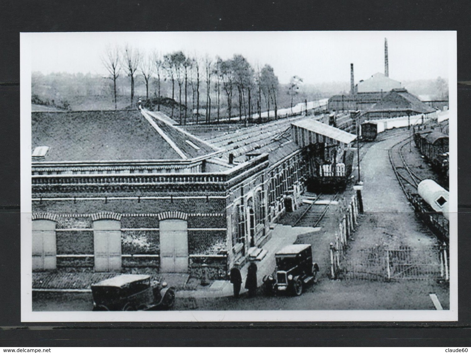 REPRODUCTION FAUQUEZ BRAINE LE COMTE GARE STATION - Braine-le-Comte