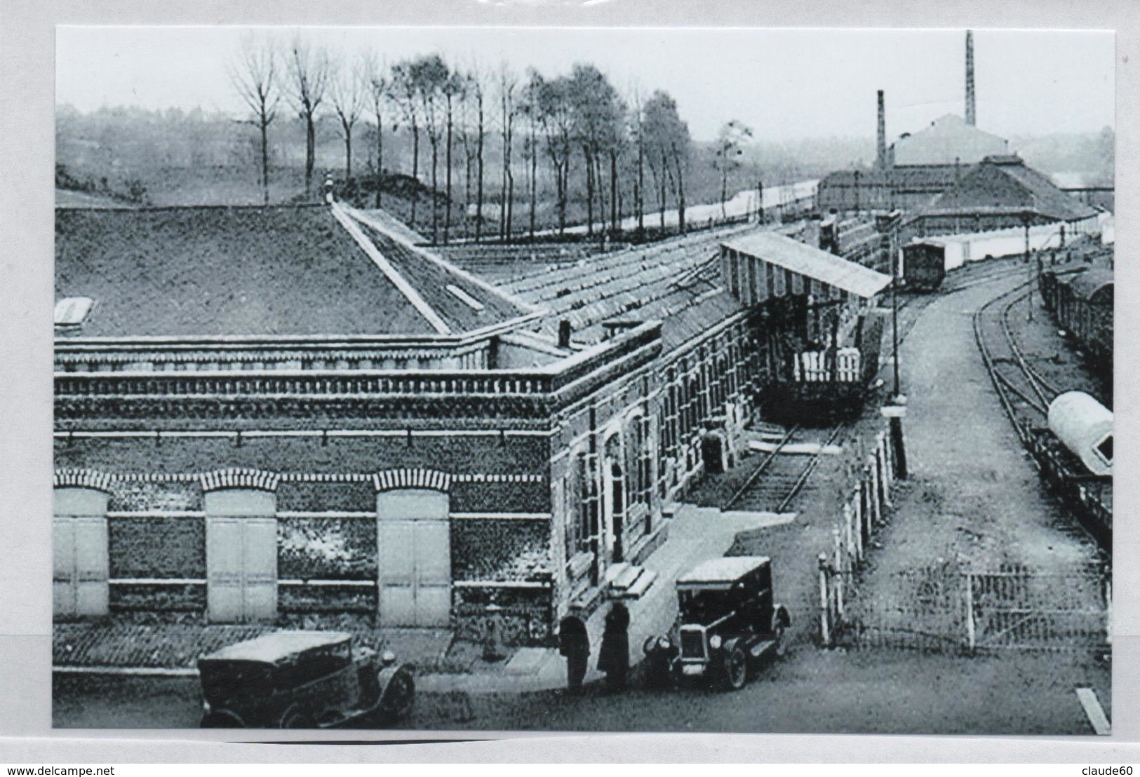 REPRODUCTION FAUQUEZ BRAINE LE COMTE GARE STATION - Braine-le-Comte