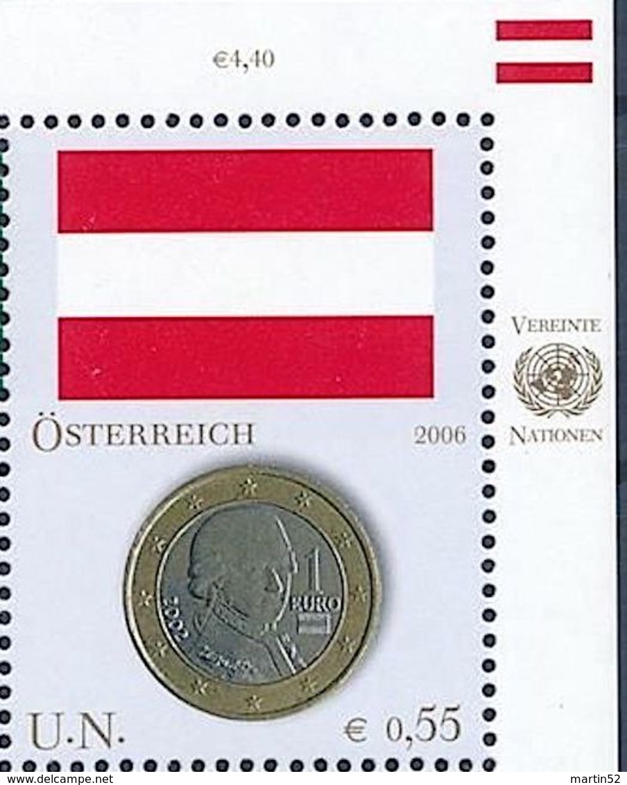 UNO-Wien 2006: Mi 480 ÖSTERREICH Mozart (out Of Sheet)** MNH - START UNTER Postpreis SOUS La Faciale BELOW Face (€ 0.55) - Musique