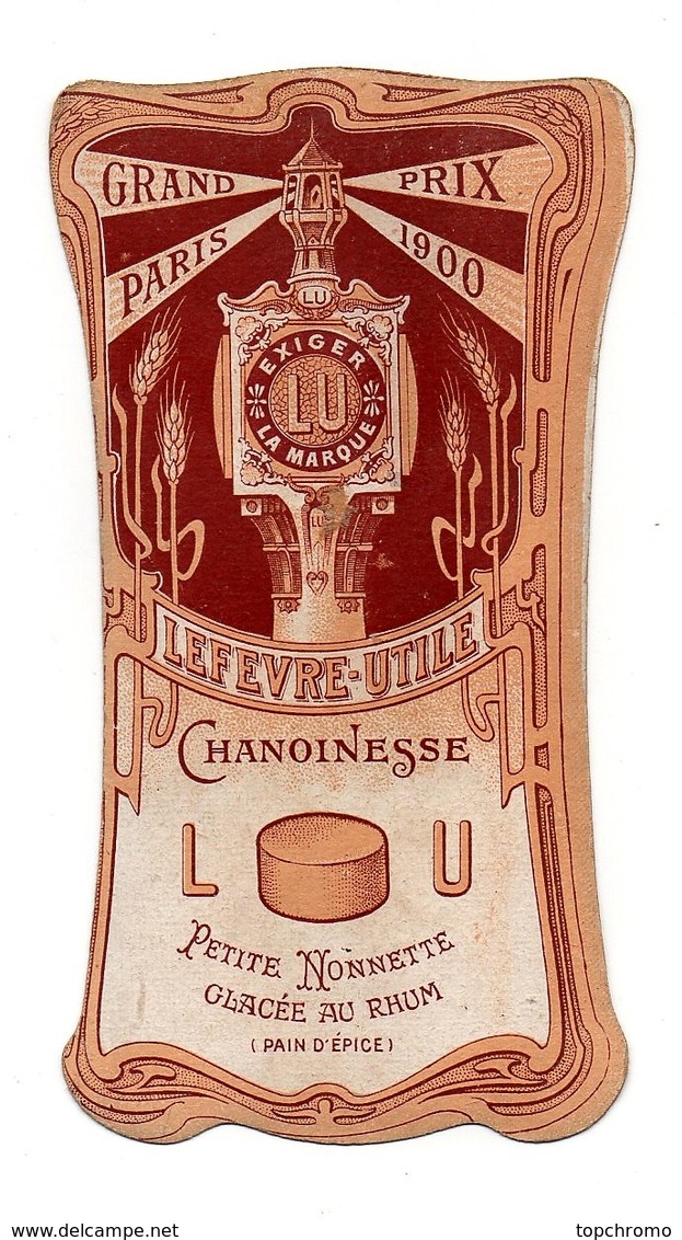 Chromo Lefèvre-Utile Art Nouveau LU Chanoinesses Femme - Lu