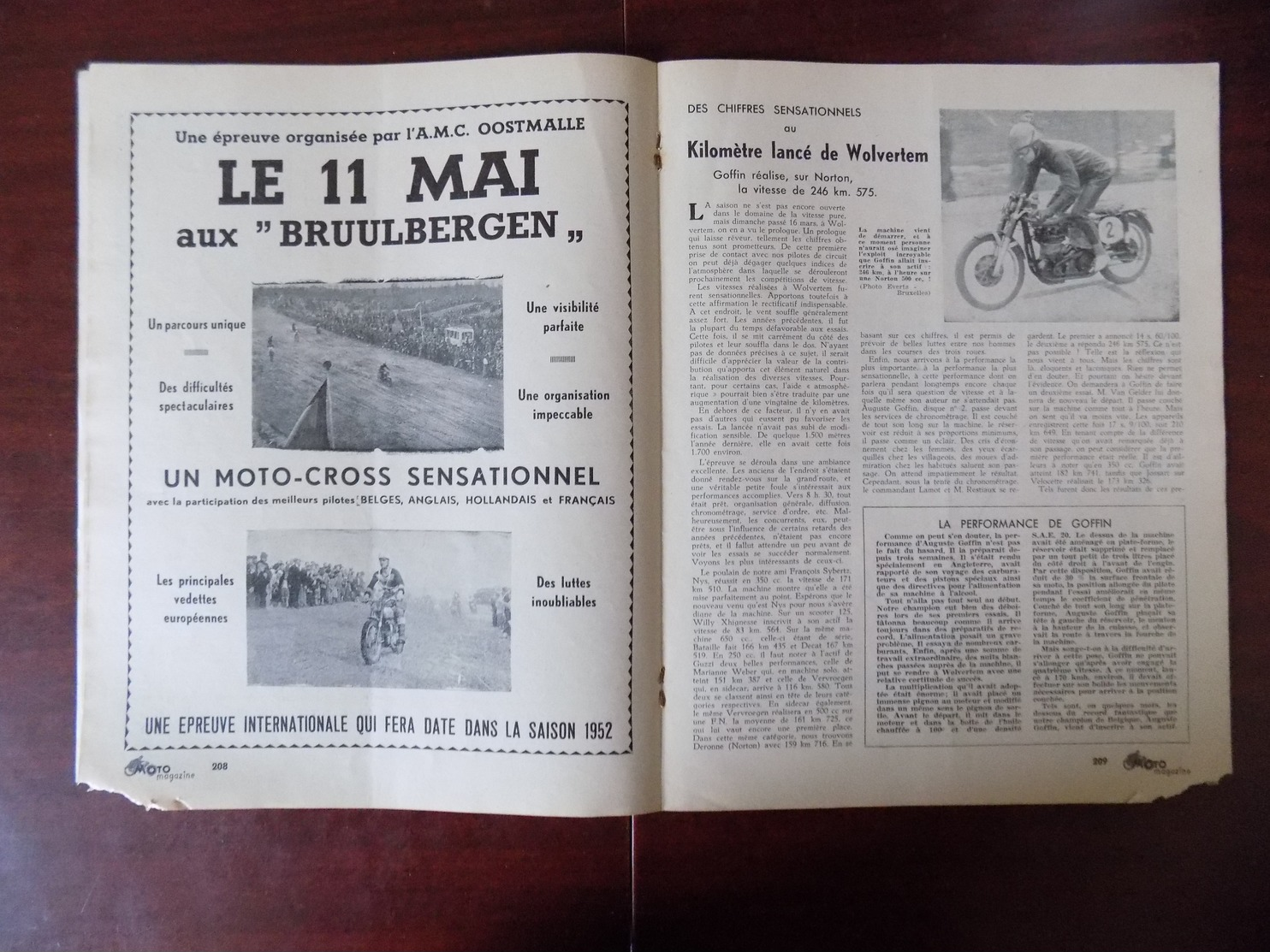 Moto Magazine N° 4 Place Meiser - Lambretta - Mettet - Heer Agimont - La 125 DKW Type R.T. - ... - Auto/Moto