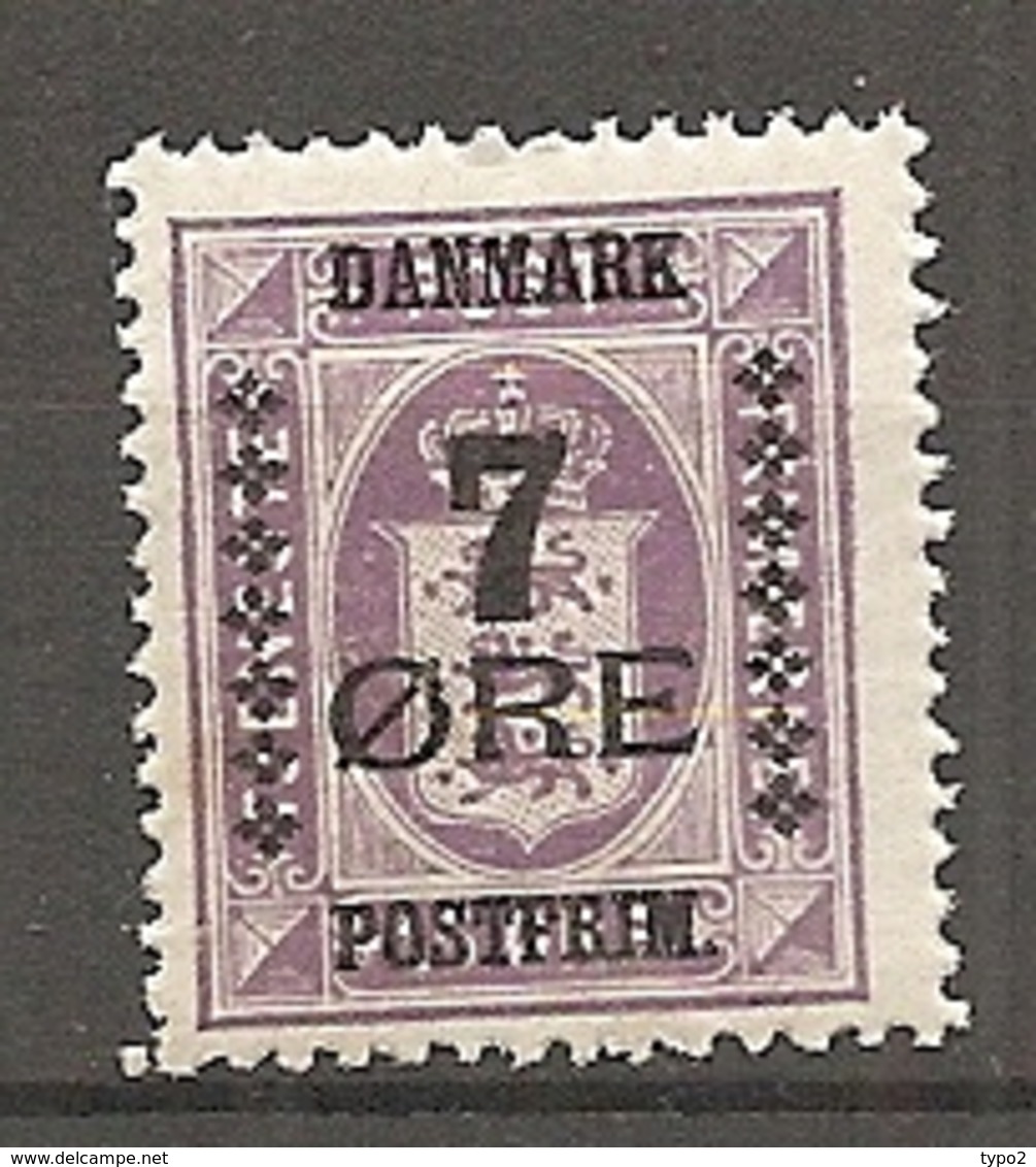 DK  Yv. N°  179  *  7o S 15o   Service  Surchargés   Cote  5,25  Euro BE   2 Scans - Ungebraucht