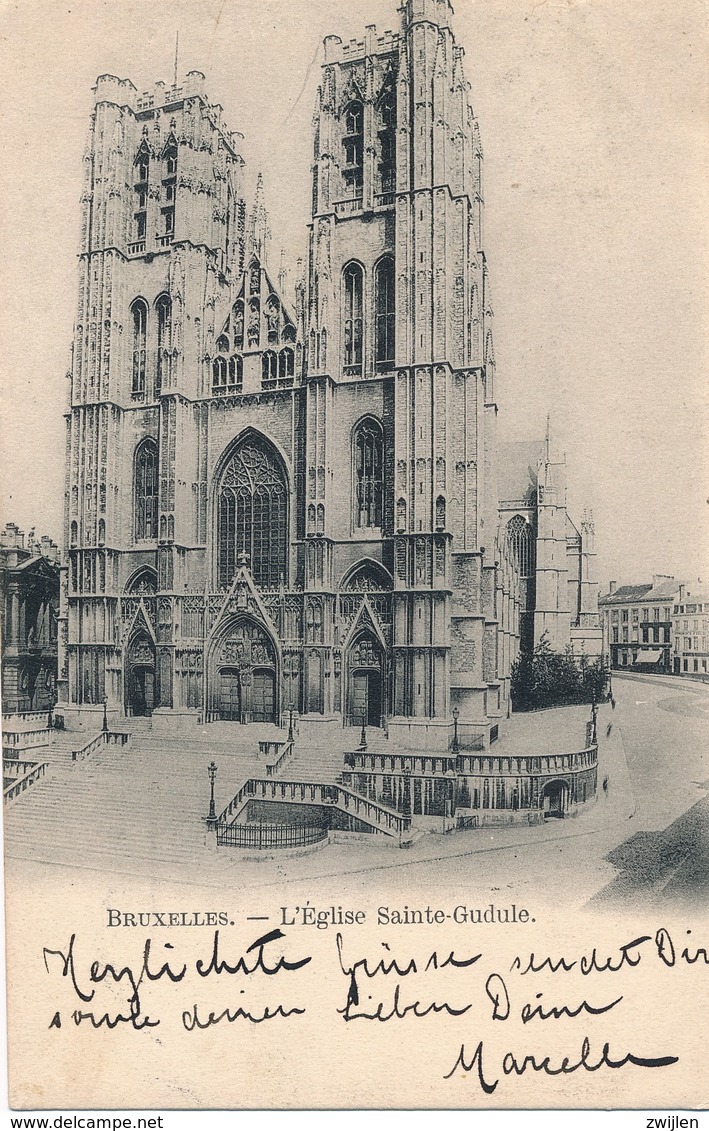 BRUSSEL BRUXELLES L'EGLISE SAINTE GUDULE - Autres & Non Classés