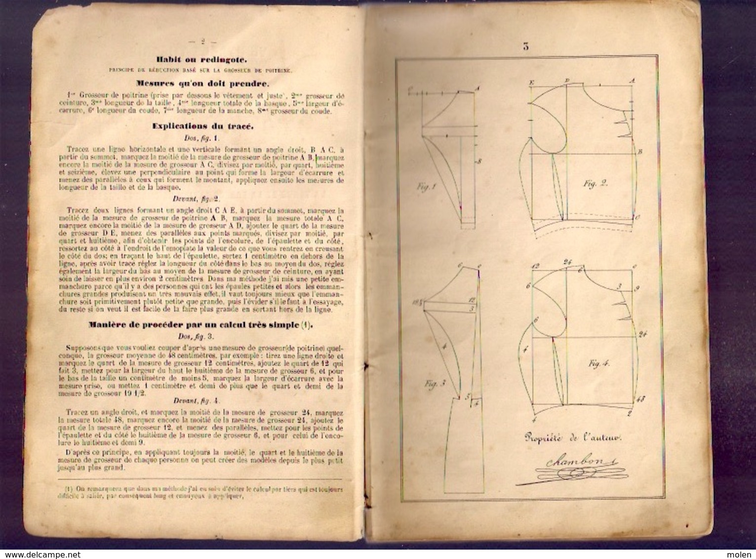 Véritable Théorie De L' ART DU TAILLEUR 48pp ©1856 Histoire MODE Ancienne Livre Vêtements KLEERMAKER ANTIQUARIAAT Z411 - 1801-1900