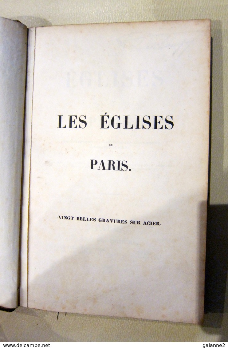 Les Eglises De Paris 1843 - 1801-1900