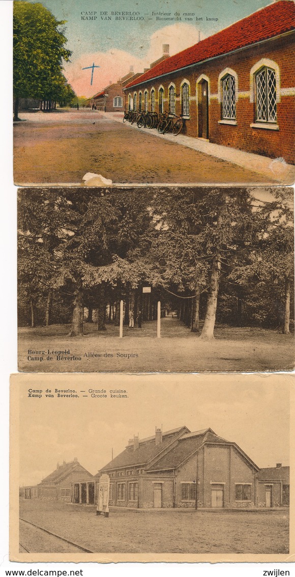 LEOPOLDSBURG BOURG-LEOPOLD KAMP VAN BEVERLOO CAMP DE BEVERLOO 5 KAARTEN - Leopoldsburg (Beverloo Camp)