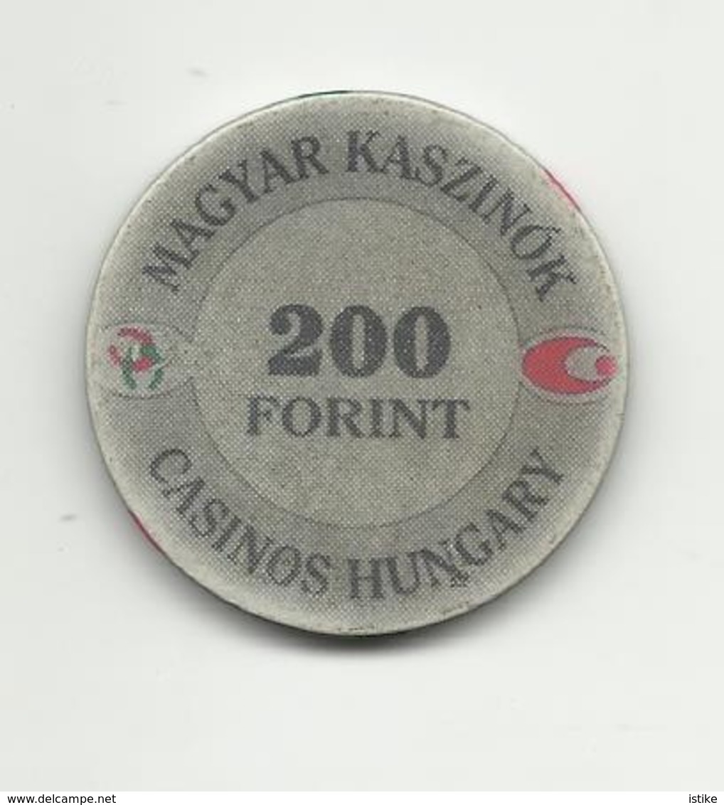 Hungary,  Casinos, 200 Forint. - Casino