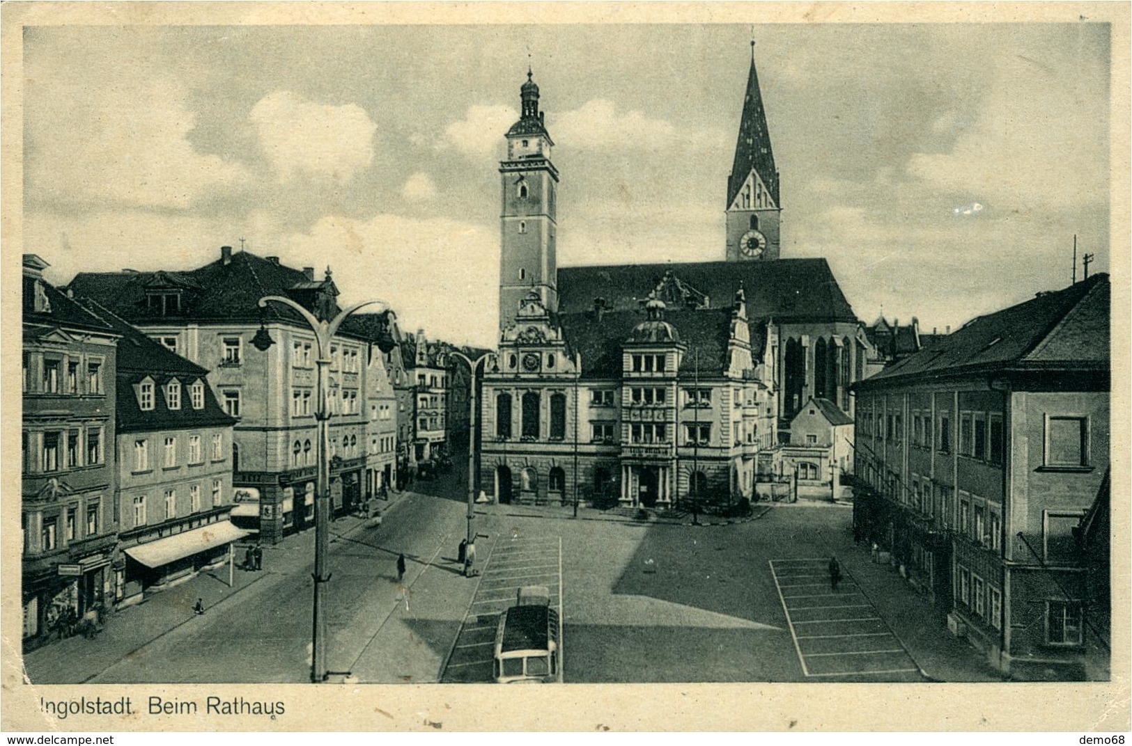 INGOLSTADT Allemagne Deutschland Germany Bavière Place De La Mairie - Ingolstadt