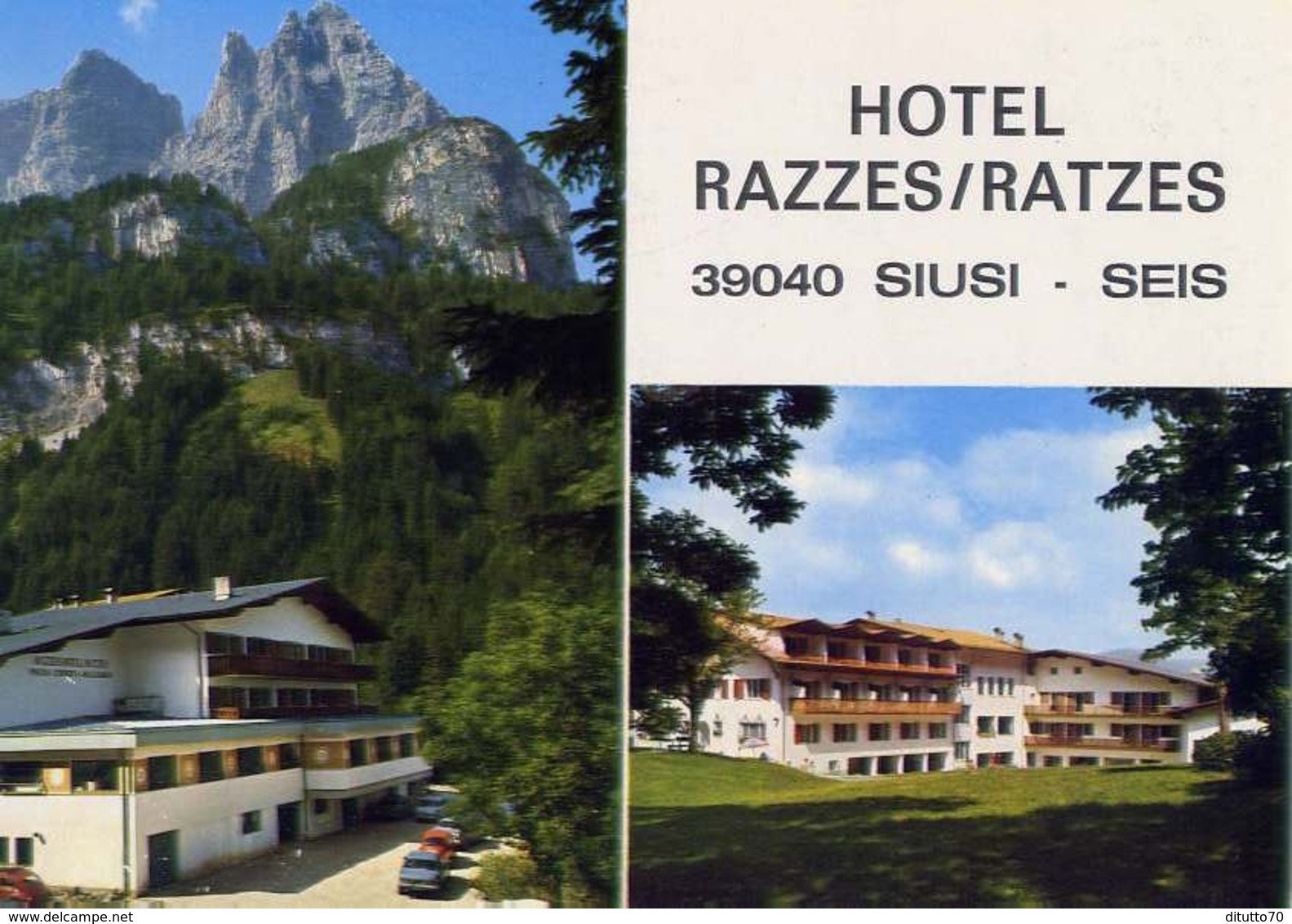 Siusi - Bolzano - Hotel Razzas - Formato Grande Non Viaggiata – E 10 - Bolzano