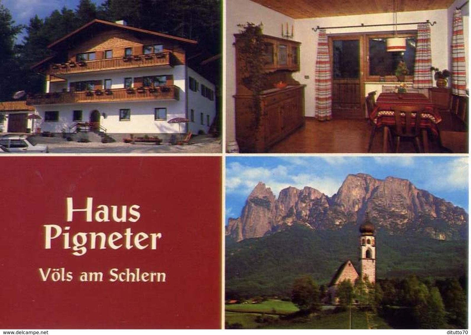 Vols Am Schlern - Bolzano - Haus Pigneter - Formato Grande Non Viaggiata – E 10 - Bolzano (Bozen)