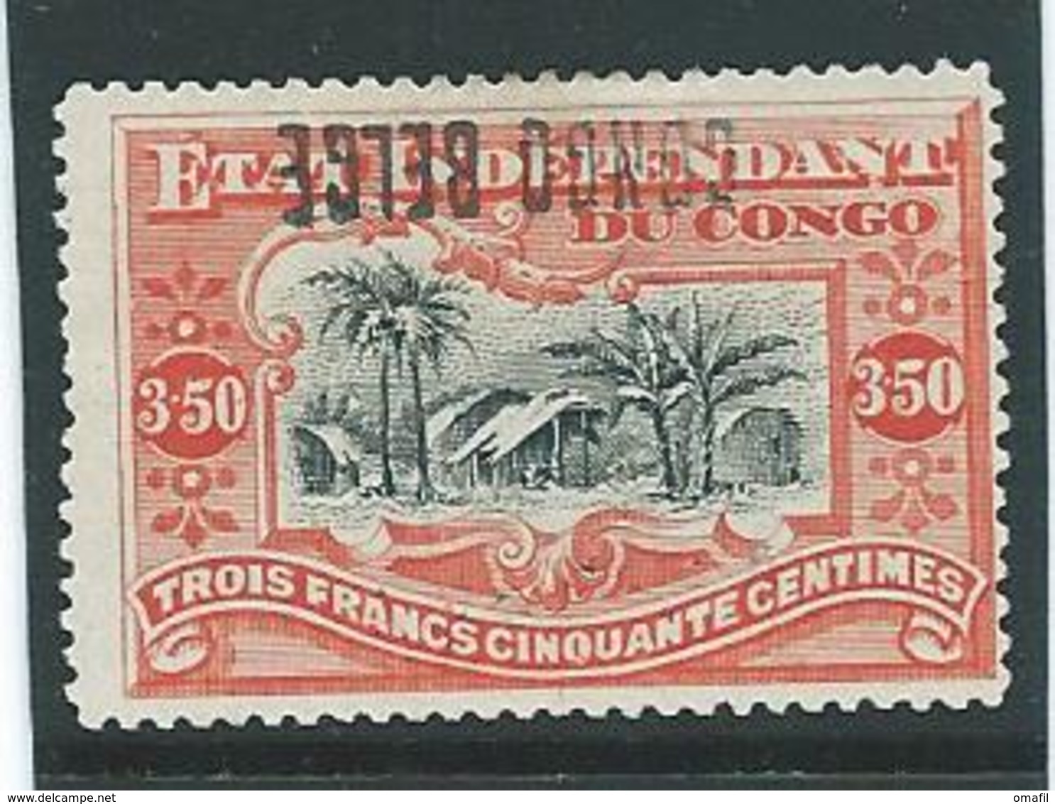 Belgisch Congo 37 L (1 Of 4 ) Met Omgekeerde Opdruk - Unused Stamps