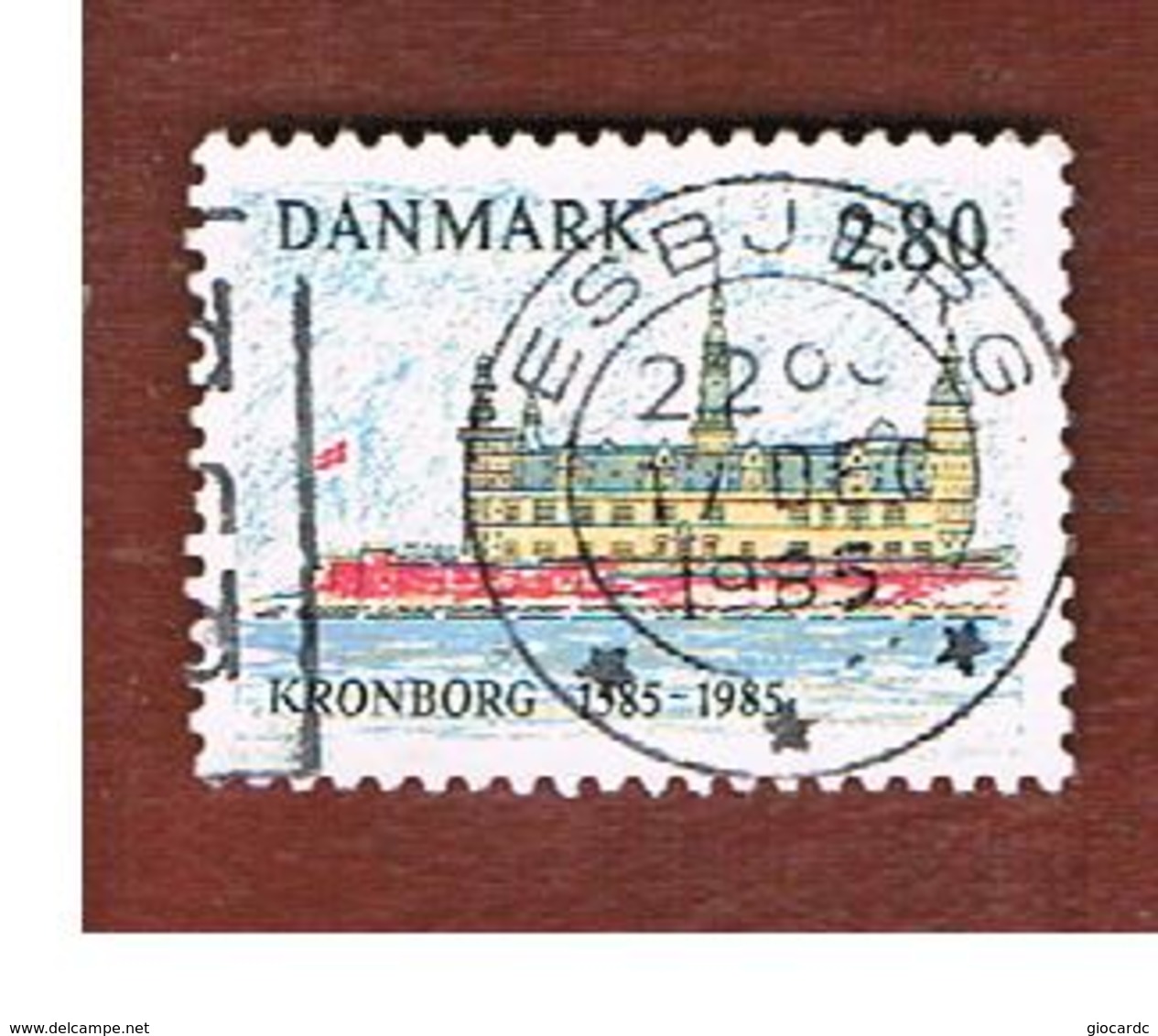 DANIMARCA (DENMARK)  -   SG 807 -  1985  KRONBORG CASTLE   - USED ° - Usati