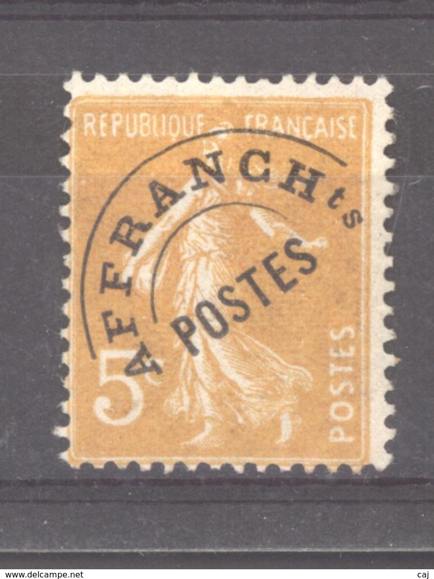 0ob 044  -  France  -  Préos  :  Yv  50  * GNO - 1893-1947