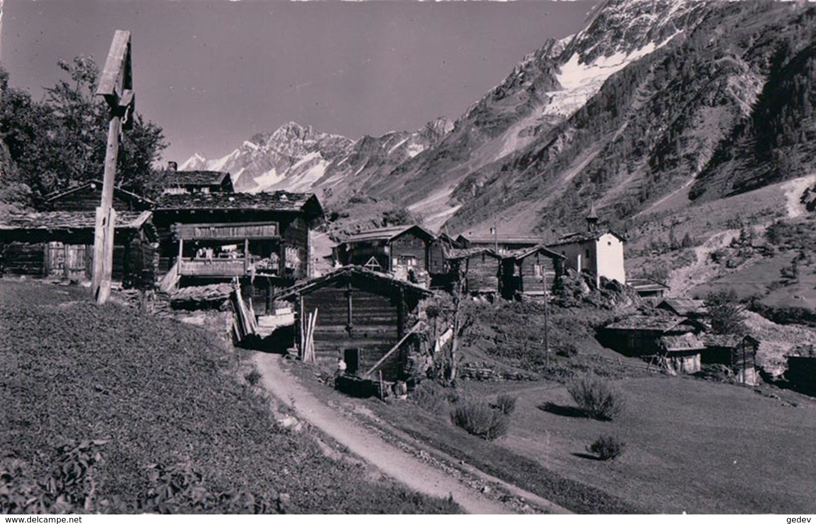 Eisten Im Lötschental + Tampon Hotels Fafleralp W. Burkhalter (11364) - Eisten