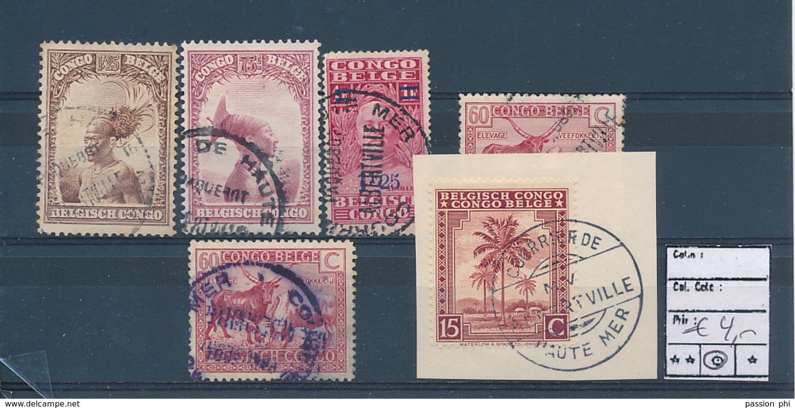 BELGIAN CONGO USED SELECTION - Gebraucht